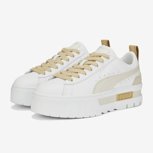 Puma/彪马正品MAYZE女士拼接运动耐磨经典低帮厚底板鞋383995-06