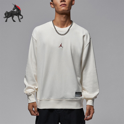 Nike/耐克正品JORDAN男士圆领简约长袖休闲套头卫衣IO7830-133