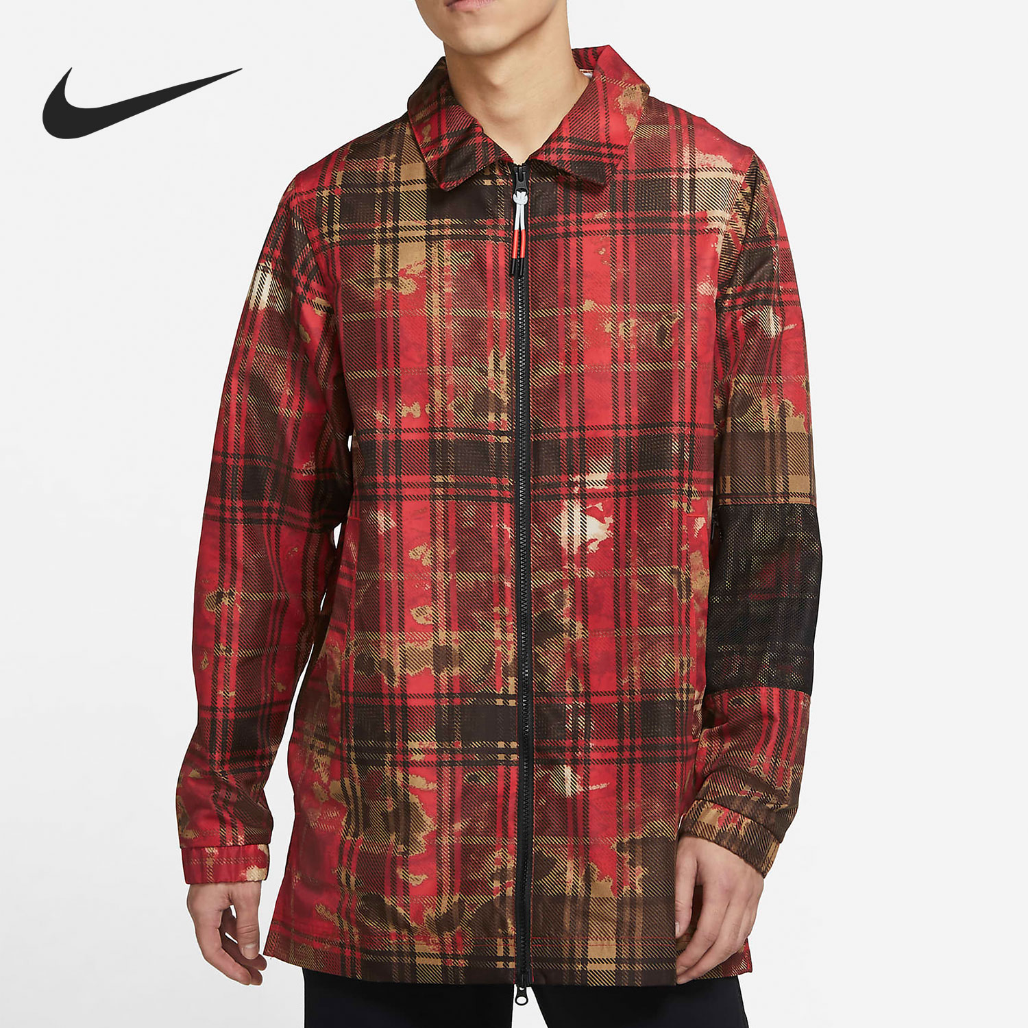 Nike/耐克正品KYRIE LIGHTWEIGHT 欧文男子中长款印花夹克CK6752