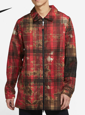 Nike/耐克正品KYRIE LIGHTWEIGHT 欧文男子中长款印花夹克CK6752