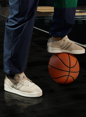 Adidas/阿迪达斯官方正品三叶草RIVALRY LOW男女休闲板鞋IE7211