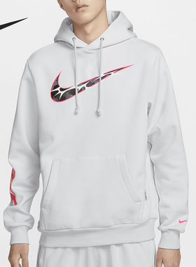 Nike/耐克官方正品THERMA-FIT男士印花加绒保暖卫衣HQ4746-016
