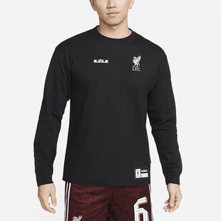 耐克正品 T恤FD4025 春季 男子休闲运动印花长袖 010 新款 Nike