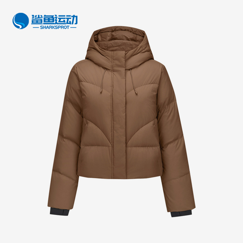 Skechers/斯凯奇正品运动休闲新款女士梭织复古保暖短款羽绒服