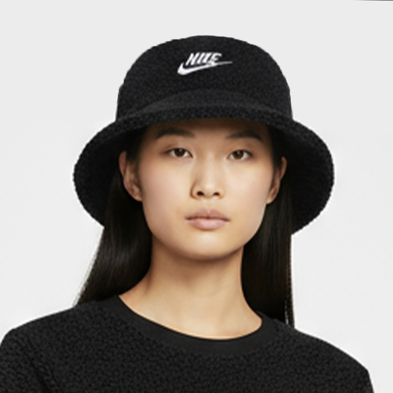 Nike/耐克正品新款男女摇粒绒双面梭织保暖渔夫帽FJ8690-010