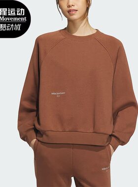 Adidas/阿迪达斯正品冬季新款女子加绒保暖休闲卫衣IX6792