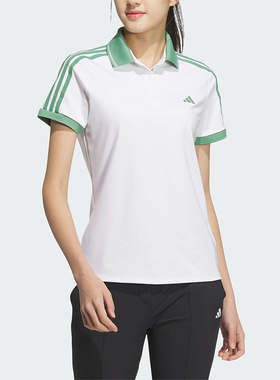 Adidas/阿迪达斯正品新款女士运动高尔夫POLO衫IS4733