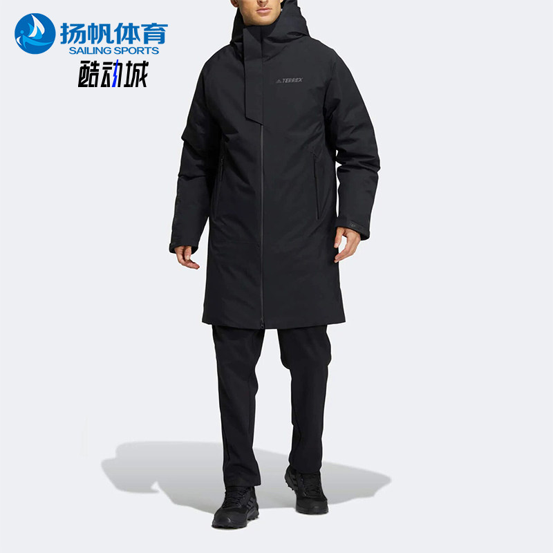 阿迪达斯男户外保暖羽绒服