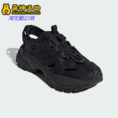 阿迪达斯正品 2025新款 男女同款 Adidas 可调节魔术贴凉鞋 JP8896