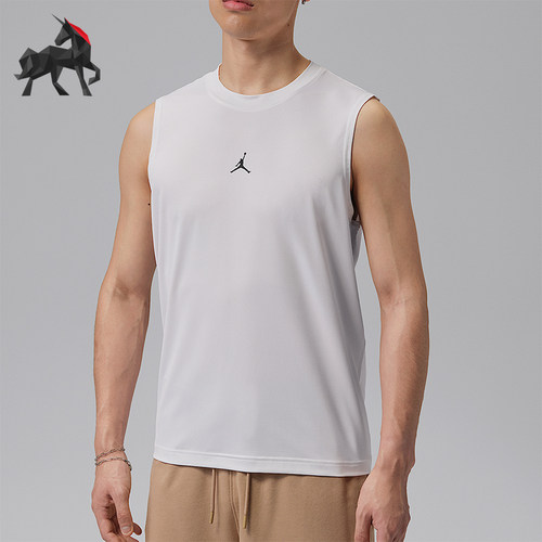 Nike/耐克正品JORDAN男士舒爽透气简约经典日常背心T恤IF0890-100