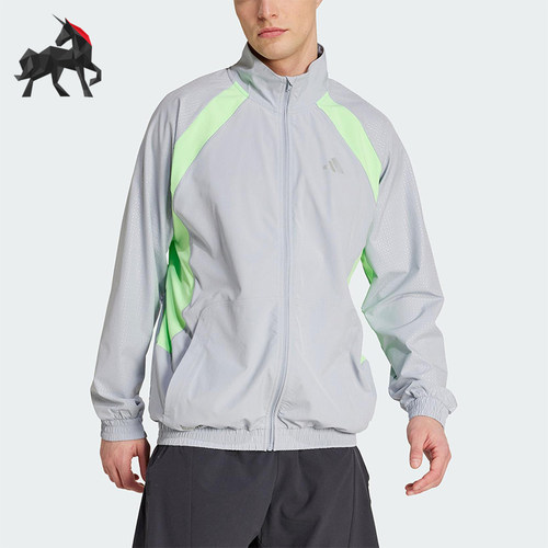 Adidas/阿迪达斯正品TECH APP R-TOP男士运动拼接梭织外套JX0042