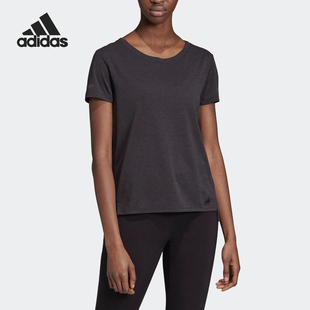 圆领运动服训练T恤 Adidas EI6381 女子 新款 阿迪达斯正品 夏季