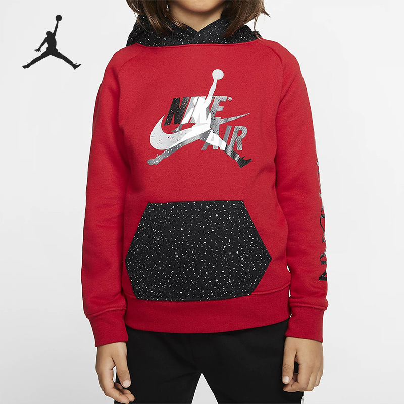 Nike/耐克正品 JORDAN JUMPMAN CLASSICS 幼童连帽衫卫衣 CV3701