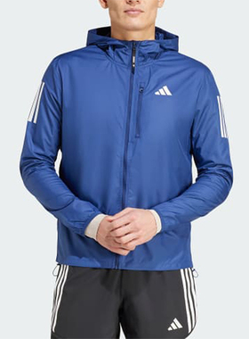 Adidas/阿迪达斯正品OWNTHERUNJACKET新款男经典夹克外套IV5427