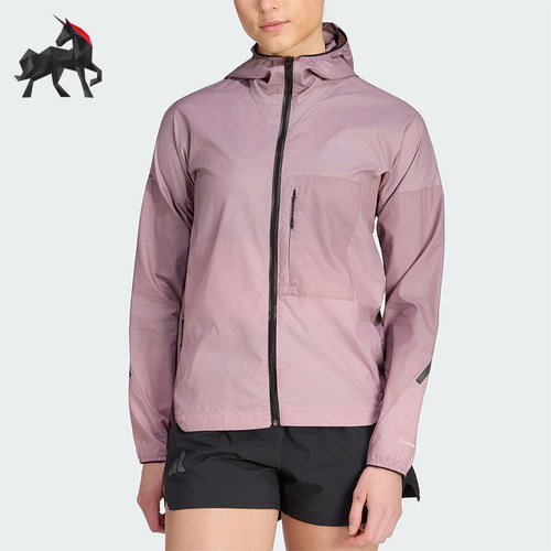 Adidas/阿迪达斯正品春秋款女士运动拉链经典连帽长袖外套KH4572