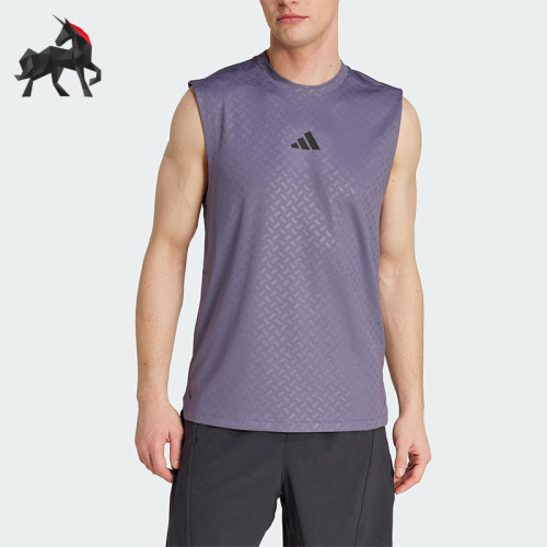 Adidas/阿迪达斯正品POWER TANK TOP男士经典圆领复古背心JX6294