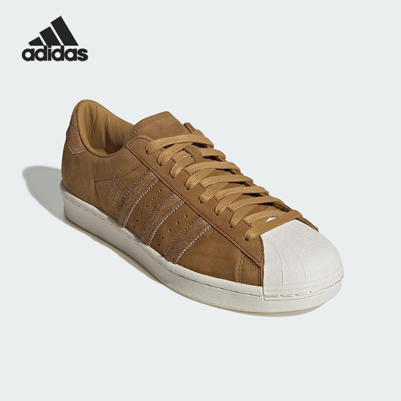 Adidas/阿迪达斯正品2025秋季款男女耐磨系带贝壳头板鞋JQ3265