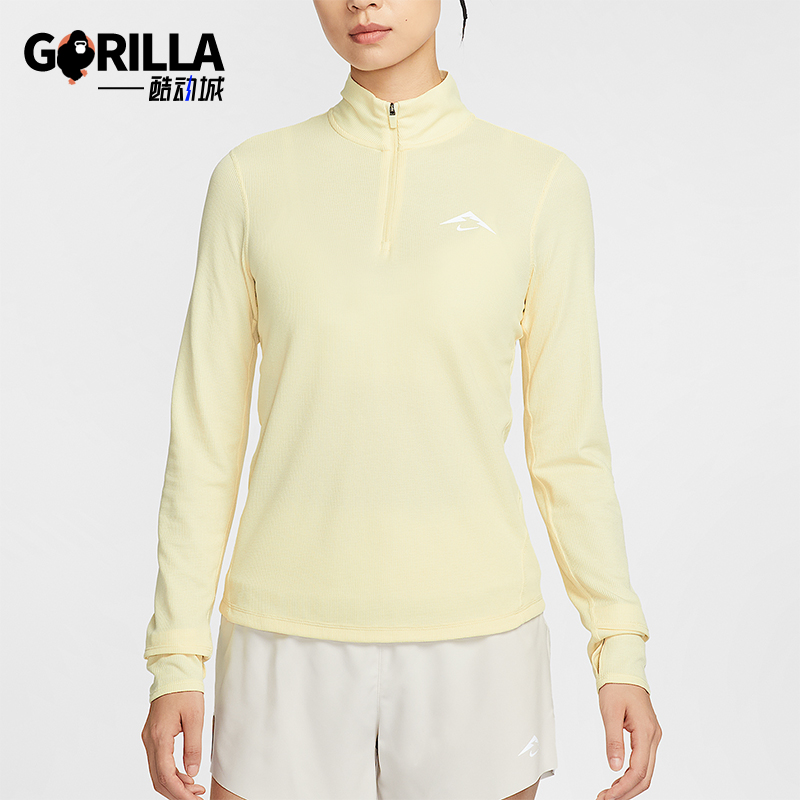 Nike/耐克正品2025秋季款女士运动立领跑步透气上衣HJ2249-745