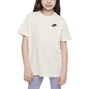 Nike/耐克官方正品 CLUB SS BOY 大童运动短袖休闲T恤 FD0927-113