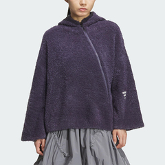 Adidas/阿迪达斯正品2025秋季款女士日常连帽耐穿针织外套KC5783