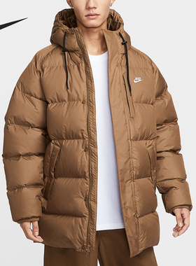 Nike/耐克官方正品Sportswear男士连帽休闲宽松羽绒服IB2974-235