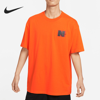 Nike/耐克正品新款男士字母图案套头圆领短袖T恤DZ2684-819