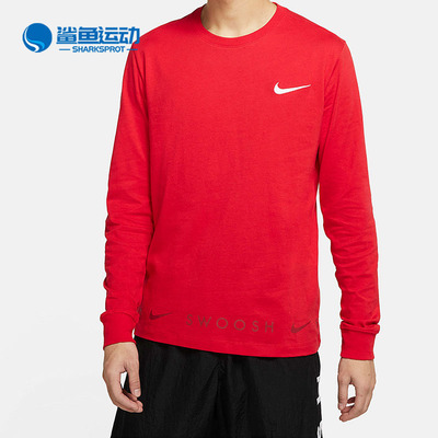 耐克男子运动时尚圆领长袖