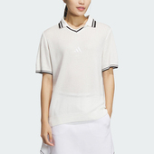 女士针织高尔夫POLO衫 Adidas 新款 夏季 JE8302 阿迪达斯正品
