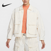 110 Sportswear女士口袋户外宽松翻领外套HV0584 Nike 耐克正品