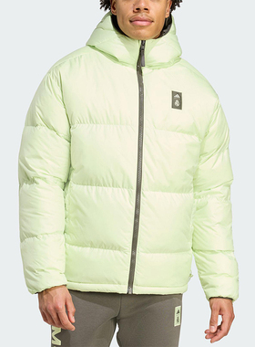Adidas/阿迪达斯正品2025冬季款男士运动双面穿足球羽绒服JN3077