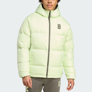 Adidas/阿迪达斯正品2025冬季款男士运动双面穿足球羽绒服JN3077