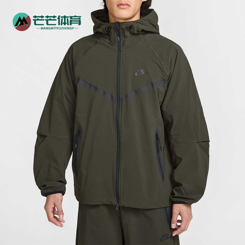 Nike/耐克正品Tech Windrunner男士梭织拉链外套HM7152-355