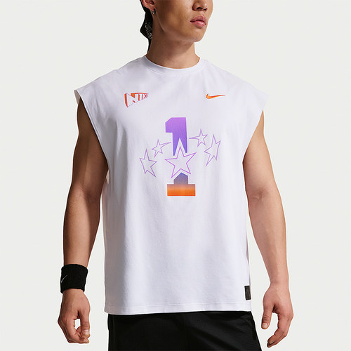 Nike/耐克正品Dri-FIT男透气T篮球经典运动无袖背心T恤IR6280-100