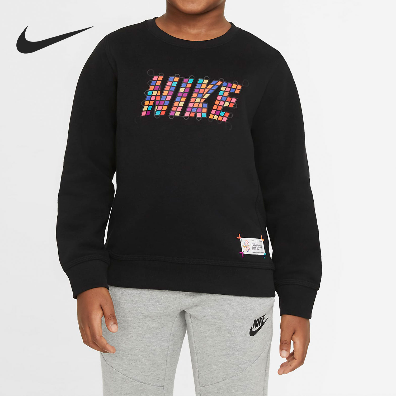 耐克正品小童圆领套头上衣