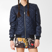 女子休闲保暖运动棉衣 Adidas 新款 春季 AY4754 阿迪达斯正品