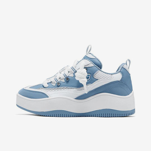 Skechers/斯凯奇正品四季款女士时尚舒适绑带休闲板鞋177840-WTBL