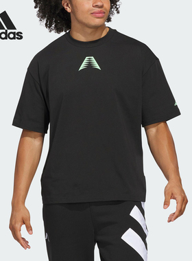 Adidas/阿迪达斯官方正品ANTED BT2 TEE男士宽松日常短袖JZ1147
