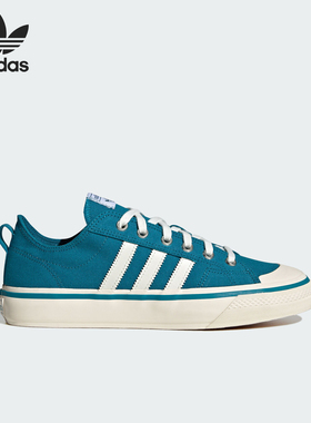 Adidas/阿迪达斯官方正品三叶草NIZZA RF 74男女经典帆布鞋HQ8566
