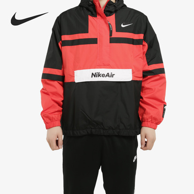 耐克男子半长拉链运动套头上衣