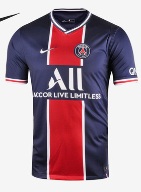 Nike/耐克正品男子19-20-21巴黎主场足球球衣男球迷服 CD4242