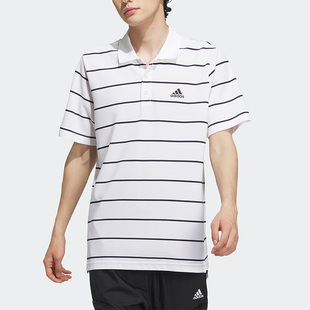 男子休闲翻领运动短袖 新款 T恤IA8166 阿迪达斯正品 Adidas