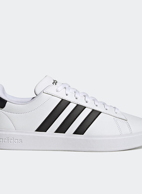 Adidas/阿迪达斯正品Neo男子轻便舒适运动低帮皮质休闲板鞋GW9195