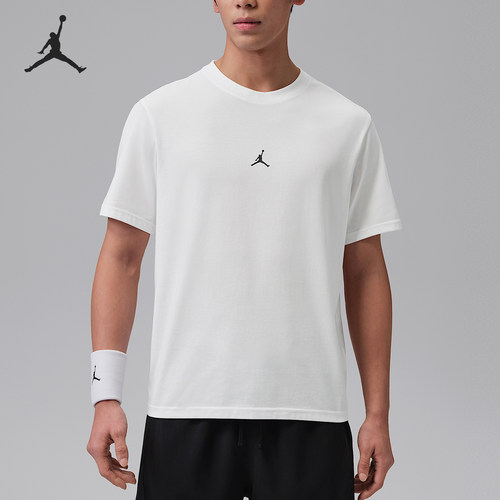 Nike/耐克正品JORDAN男士运动圆领干爽舒适透气短袖T恤IB6758-100