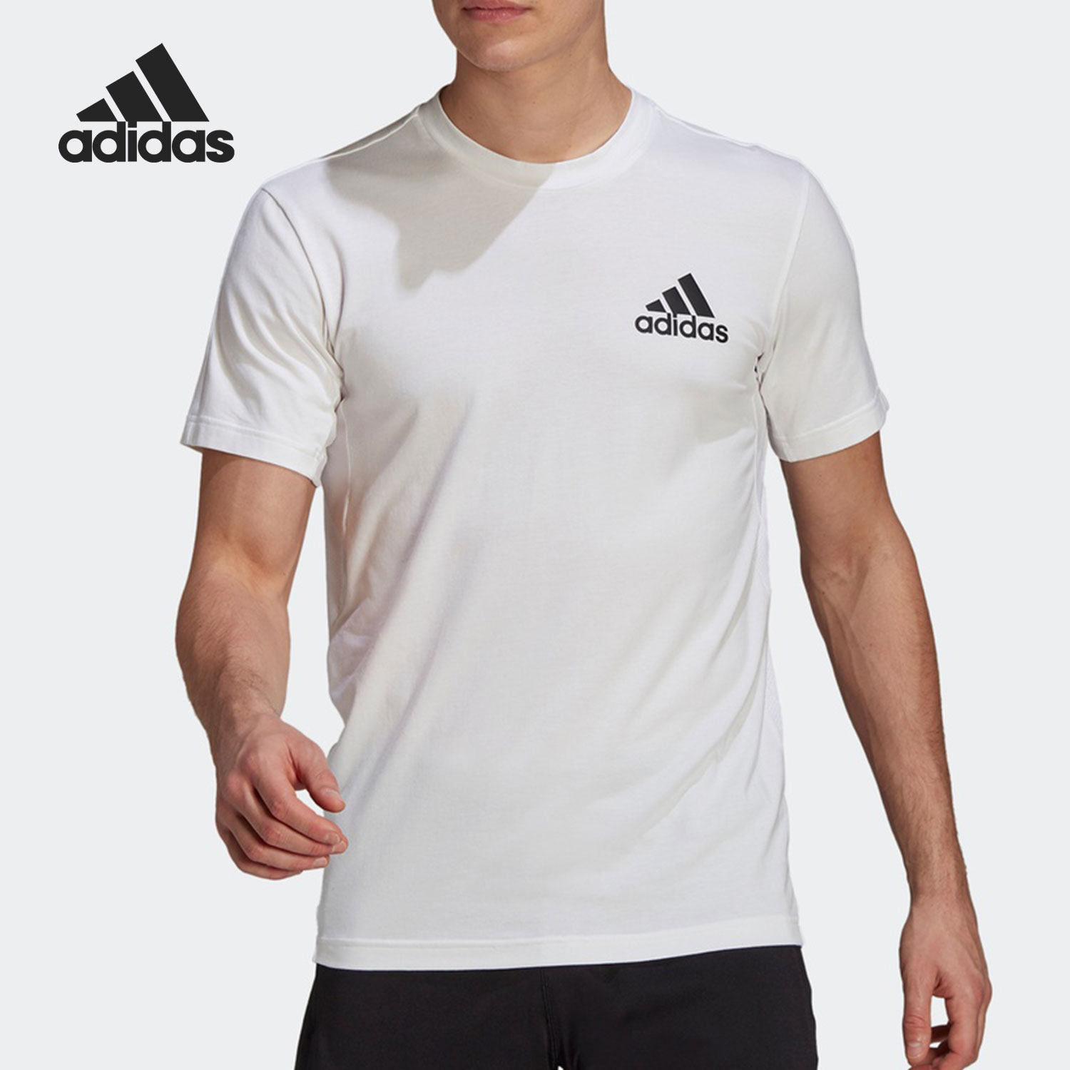 Adidas/阿迪达斯正品新款夏季男子休闲运动短袖T恤 GM2115,运动服/休闲服装,运动T恤,淘宝优惠券,粉丝福利购,淘宝优惠卷