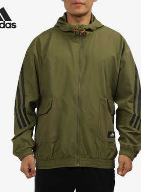 Adidas/阿迪达斯官方正品 M FI WV BST 男子运动夹克外套 H65369