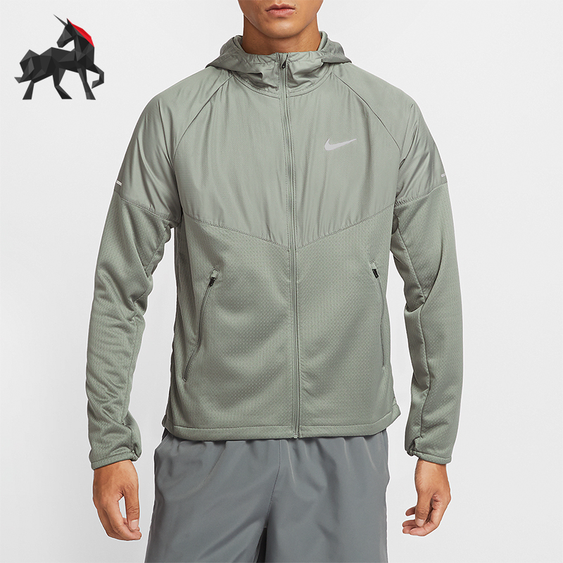 耐克男士连帽宽松运动跑步外套
