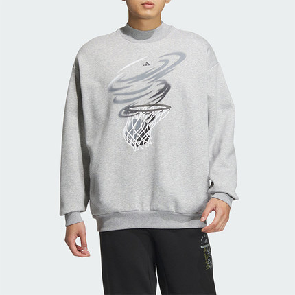 Adidas/阿迪达斯正品秋冬男女加绒保暖休闲运动卫衣JE3503