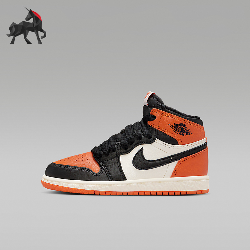 Nike/耐克正品JORDAN小童耐磨运动经典高帮透气板鞋FD1412-008