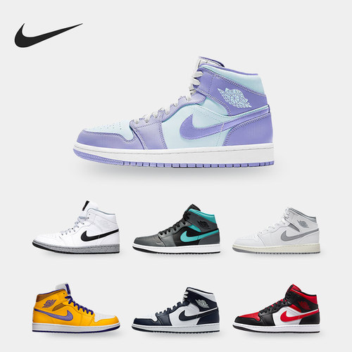 耐克男子减震篮球运动透气板鞋