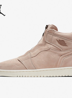 Nike/耐克官方正品AIR JORDAN女子高帮皮面运动休闲鞋AQ3742-205